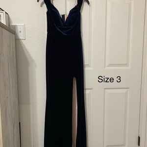 Off the shoulder PROM dress